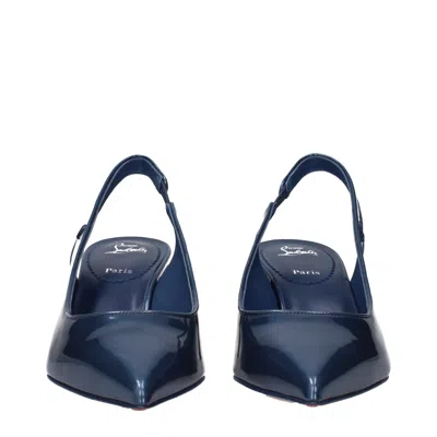 Christian Louboutin Louboutin Sandals Sporty Kate Womens Paint Blue/denim