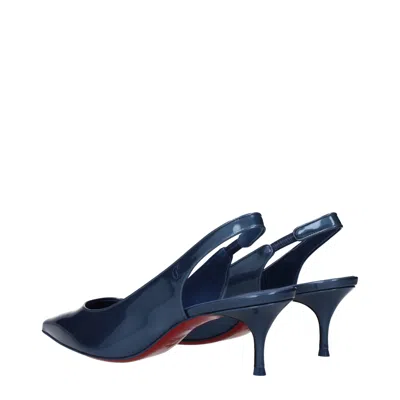 Christian Louboutin Louboutin Sandals Sporty Kate Womens Paint Blue/denim