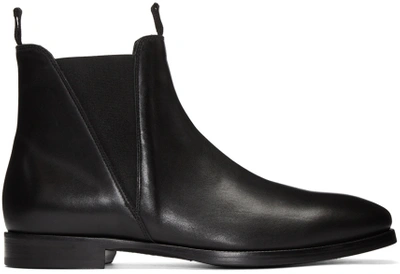 Acne Studios Zack Leather Chelsea Boots In Black | ModeSens