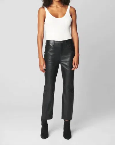 BLANKNYC WOMEN'S NEED YOU TONIGHT CROPPED VEGAN LEATHER HIGH RISE 5 POCKET PANT IN NEED YOU TONIGHT NDZ 