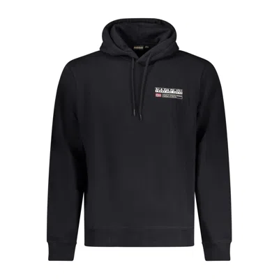 Napapijri Black Cotton Sweater In Black