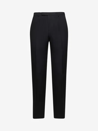 Gucci Wool Blend Twill Bush Trousers