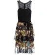 ETRO Lace-trimmed printed dress