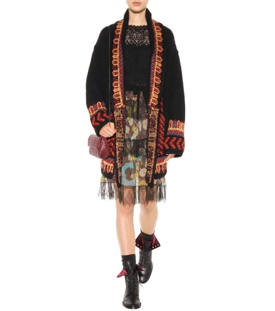 Shop Etro Lace-trimmed Printed Dress