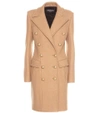 BALMAIN Virgin wool and cashmere coat