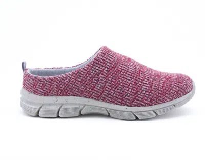 Woolloomooloo Women's Mudgee All Terrain Slipper In Red Multi Merino Wool In Multi