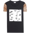 SAINT LAURENT Printed cotton T-shirt