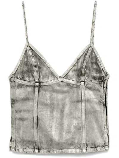 Diesel De-fulsy-s Tank Top In Grey