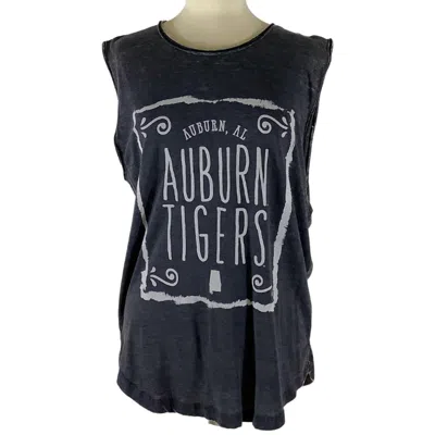 Pressbox Women's Vanderbilt University Ruffy Tank In Black In Black