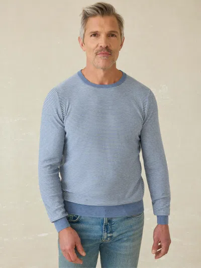 Faherty Movement&trade; Crewneck Sweater In Coastal Shore Stripe