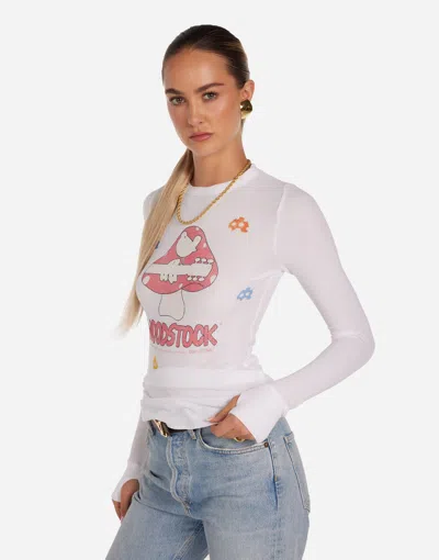 Lauren Moshi Mckinley Woodstock Shrooms In White