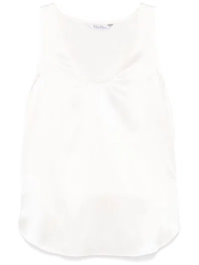 Max Mara Filly Top In Beige
