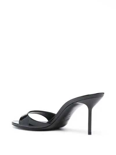 Paris Texas 70mm Lidia Patent Leather Mules In Black