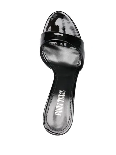 Paris Texas 70mm Lidia Patent Leather Mules In Black