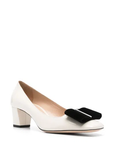 Tom Ford Audrey Velvet Bow Ballerina Pump In White