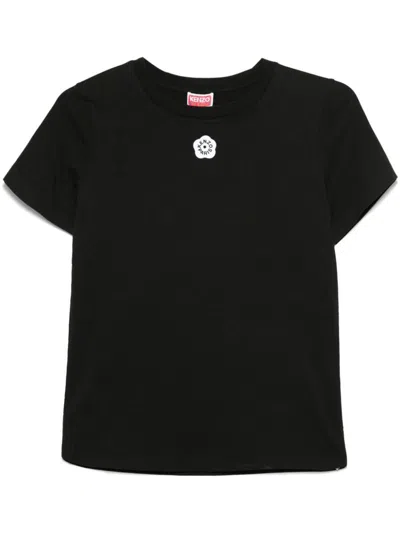 Kenzo 'floral 2.0' T-shirt In Black