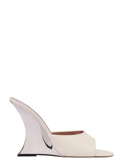Paris Texas Nina Mule 105mm Heel Open-toe Mules In White