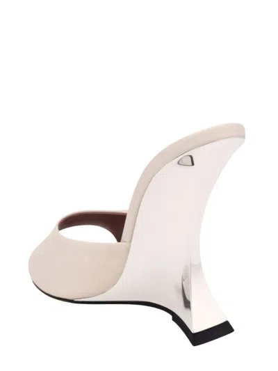 Paris Texas Nina Mule 105mm Heel Open-toe Mules In White