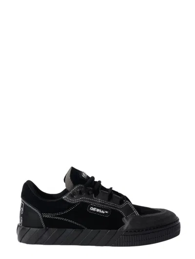 Off-white Off White Black 779 Vulcanized Leather Sneakers In Black