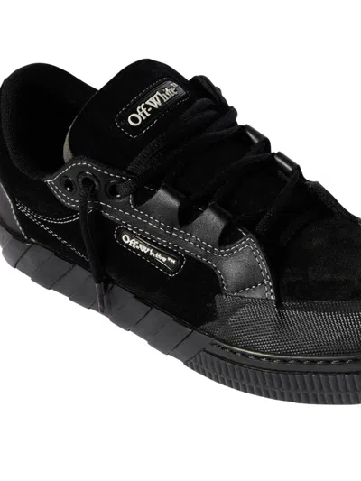 Off-white Off White Black 779 Vulcanized Leather Sneakers In Black