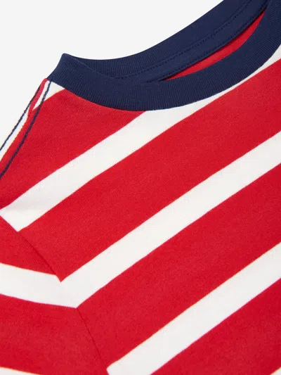 Polo Ralph Lauren Striped T-shirt In Red