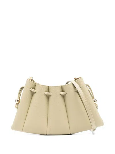 Themoirè Dafne Bottalato Shoulder Bag In Green