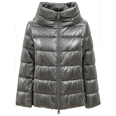 Herno Viscose Jackets & Women's Coat In Silver