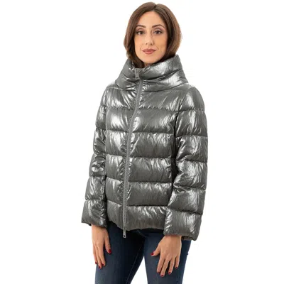 Herno Viscose Jackets & Women's Coat In Silver