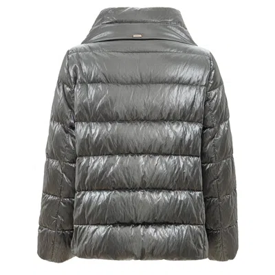 Herno Viscose Jackets & Women's Coat In Silver