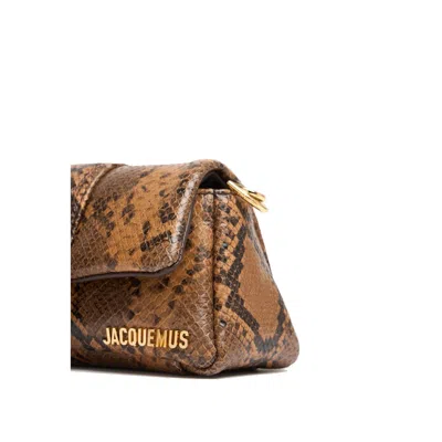 Jacquemus Le Petit Bambimou Embossed Bag In Brown