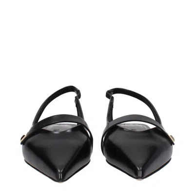 Max Mara Logo Details Flat Shoes