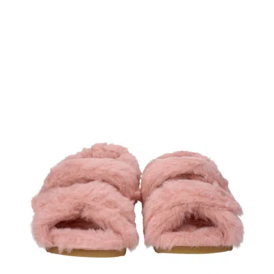 Max Mara Sandals Sandyc Women's Eco Fur Pink/blush