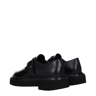 Max Mara Black Monkstrap Loafers