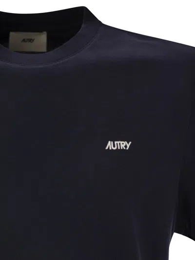 Autry T-shirt With Logo Embroidered On The Front