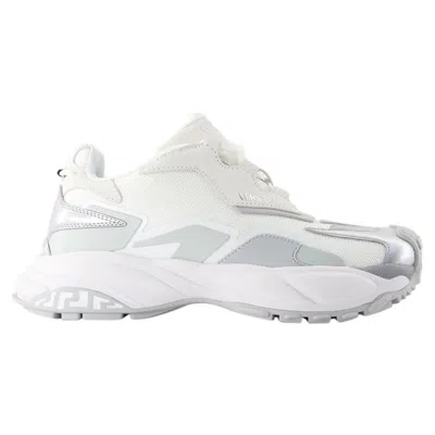 Versace Low Top Sneakers -  - Leather - White In White