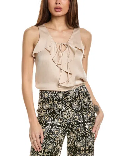 Kobi Halperin Demy Silk-blend Blouse In Black