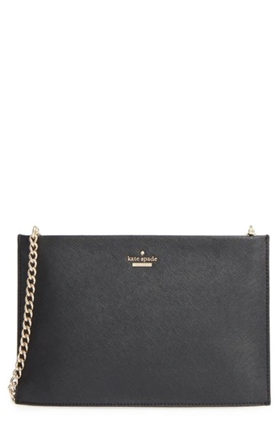 Shop Kate Spade Cameron Street - Sima Leather Shoulder Bag In Black