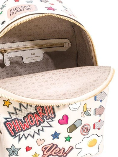 Shop Anya Hindmarch 'all Over Stickers' Backpack