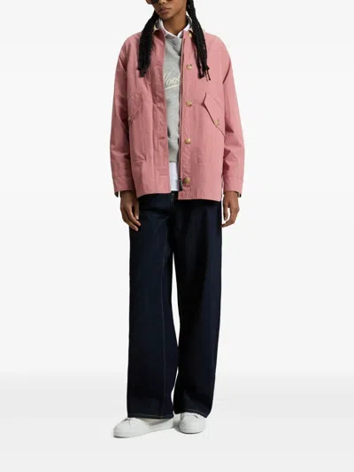 Woolrich Shirt Jacket In Pink