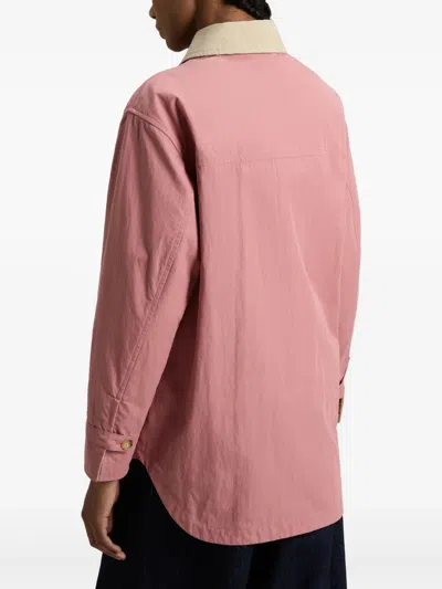 Woolrich Shirt Jacket In Pink