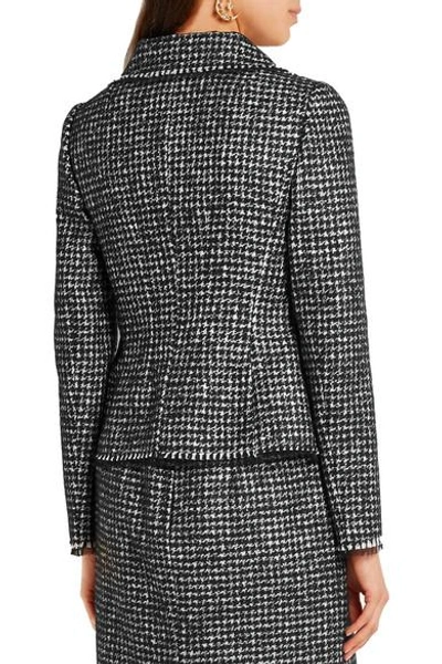 Shop Dolce & Gabbana Houndstooth Tweed Jacket