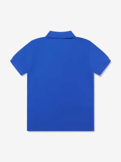 Polo Ralph Lauren Boy's Polo Bear Embroidered Polo Shirt In Blue