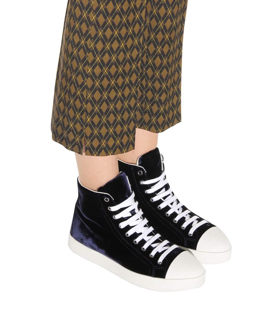 prada canvas high tops