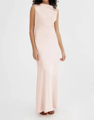 Significant Other Lana Maxi Dress In Ballet Pink In Beige