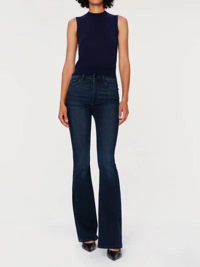 DL1961 - WOMEN'S BRIDGET BOOT HIGH RISE INSTASCULPT CROP JEANS IN DARK INDIGO 