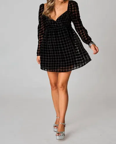 Buddylove Fallon Dress- Black In Goth In Black