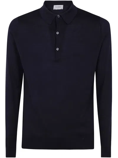 John Smedley Camisa - Negro In Blue