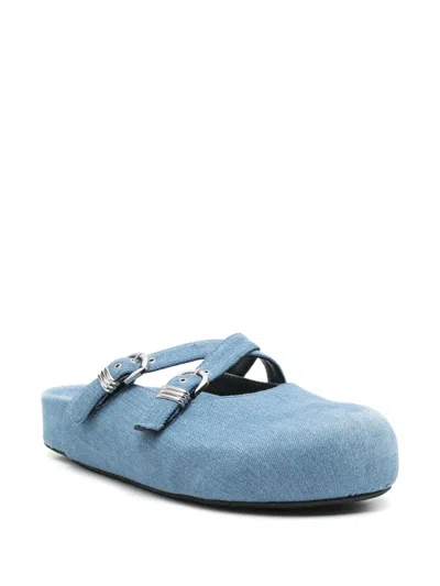 Vic Matie Sandals In Sea Blue