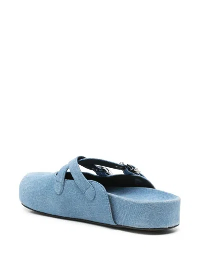 Vic Matie Sandals In Sea Blue