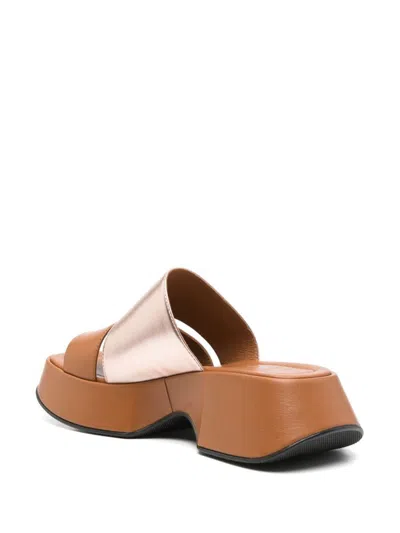 Shop Vic Matie Sandals In Brown